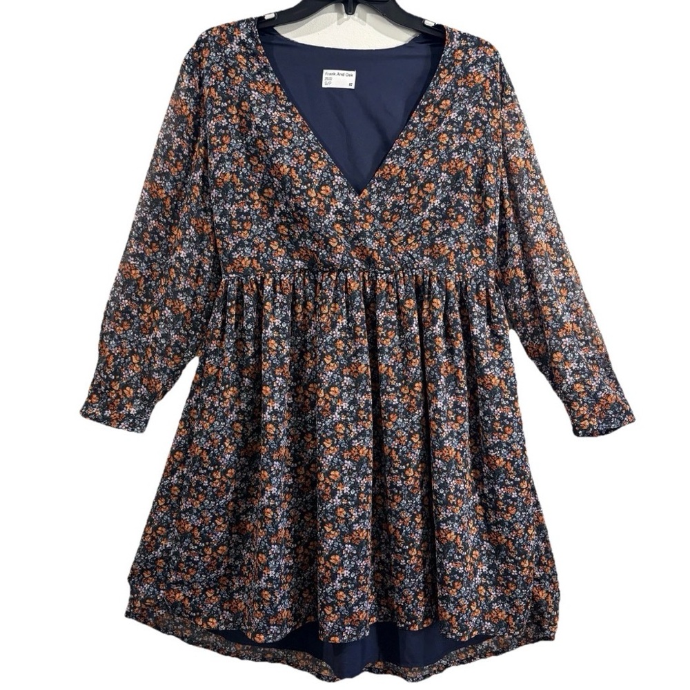 Floral Babydoll Dress Spring Cottagecore Size S